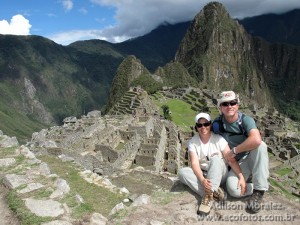 Eu e minha esposa em Machu Picchu